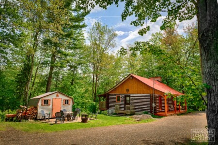 Chalet a louer estrie La Rivière Aux Chevreuils