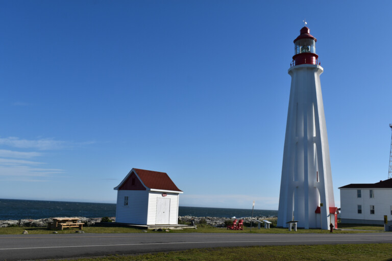 Vue du phare de Pointe-aux-Pères à Rimouski