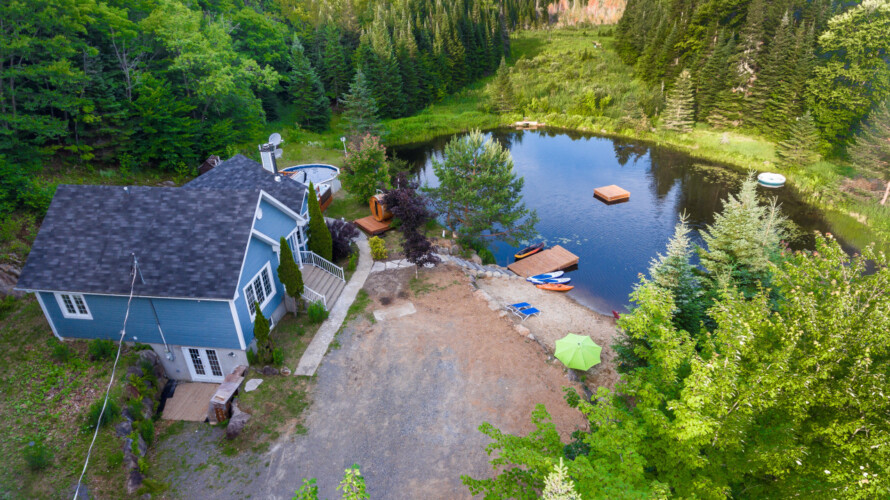Chalet a louer Laurentides Domaine Ouaté Enchanté