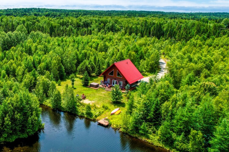Chalet a louer région de québec Chalet le Triskel