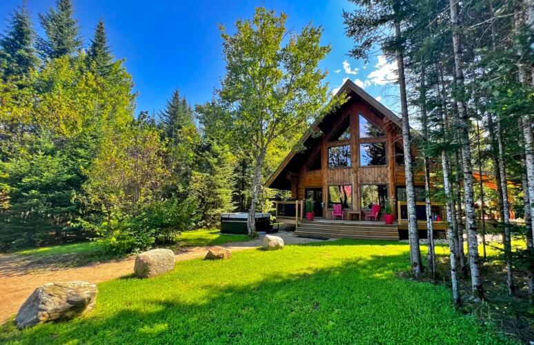 Chalet à louer région de Québec Chalet le Pinecone