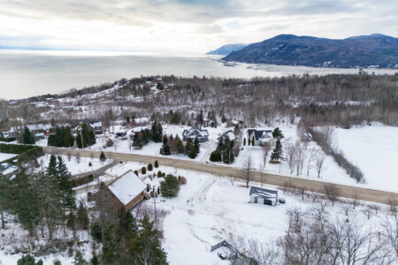 Vue du chalet à louer Chalet ARV-161 à Charlevoix, chalet avec vue à Baie-Saint-Paul