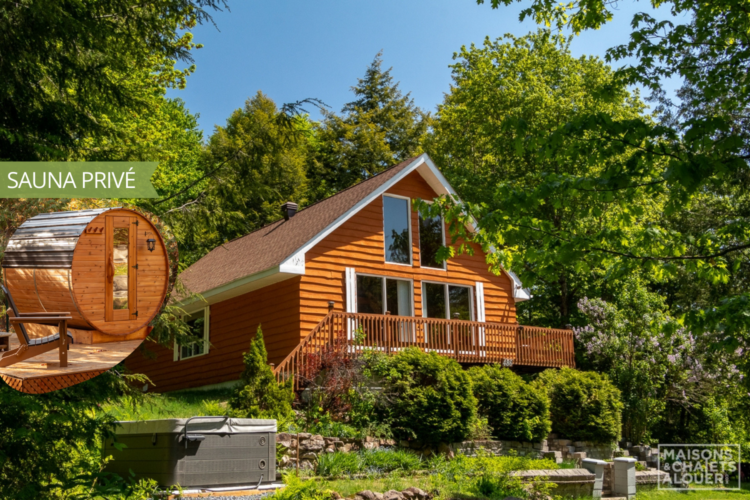 Chalet à louer Laurentides chalet good vibe